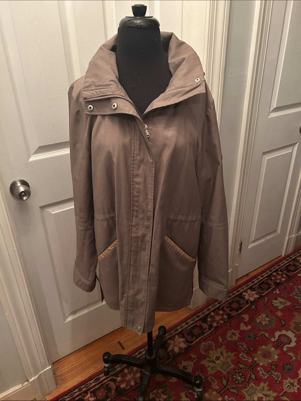 Ralph Lauren green hooded Adirondack jacket vtg L